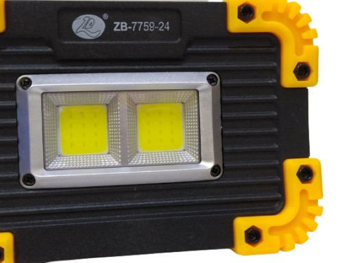 BEZDRÔTOVÁ DIELENSKÁ HALOGÉNOVÁ LED COB LAMPA 350W 400LM BATÉRIA