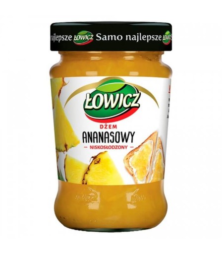 Łowicz ananásový džem, minimum cukrov, 280 g
