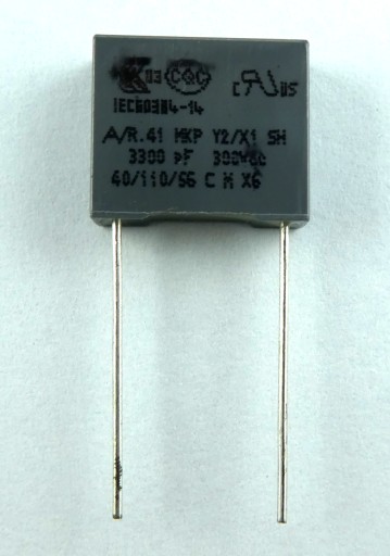 Arcotronics Fólia 3,3nF 20% 300V AC 10ks