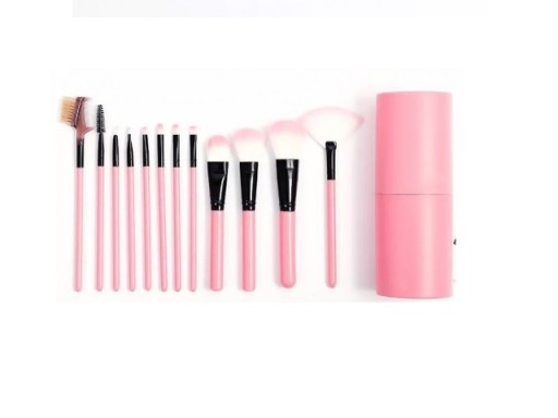 Sada 12 štetcov na make-up + puzdro