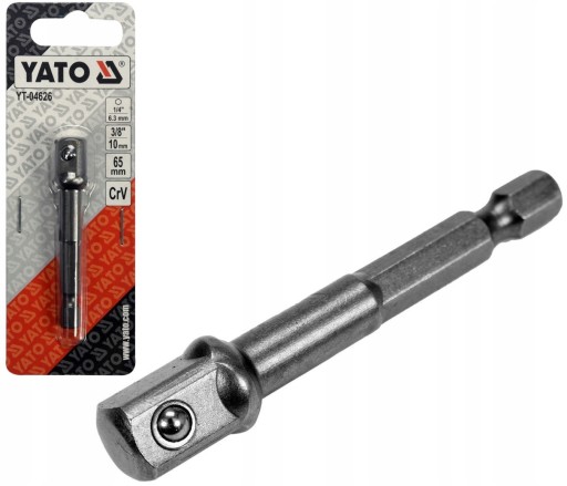 YATO HEX ADAPTÉR PRE 3/8 ZÁSUVKY 6,5cm