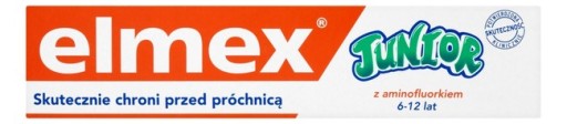 ELMEX ZUBNÁ PASTA PRE DETI 75ml JUNIOR (6-12 ROKOV)