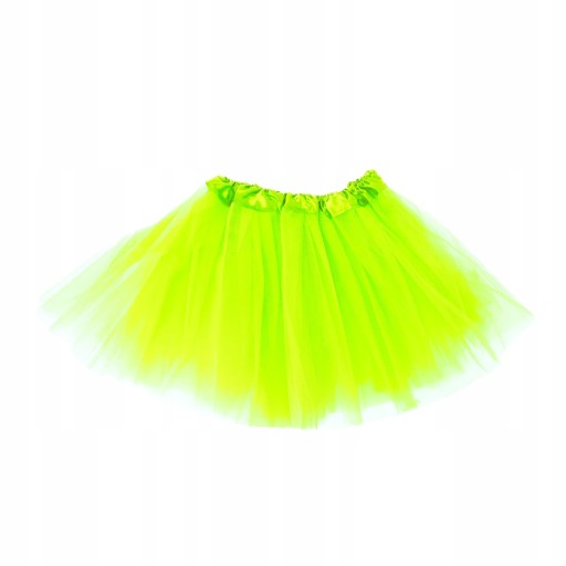 SUKŇA TUTU limetková tanečnica baletný kostým tylový kostým 30 cm maškarné šaty