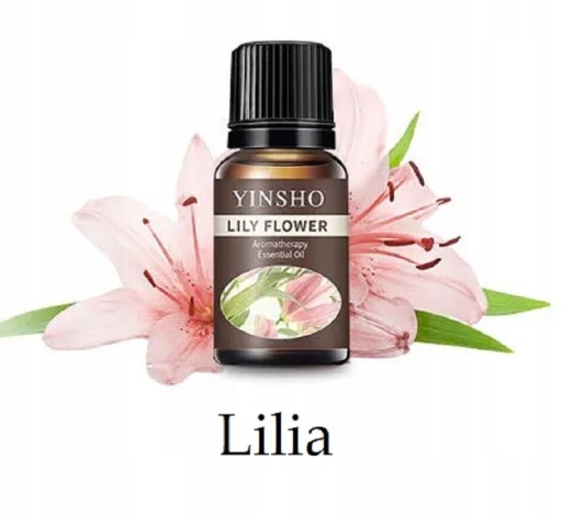 Vôňa sviečky, parafínový vosk, esenciálny olej Lilia, 10ml