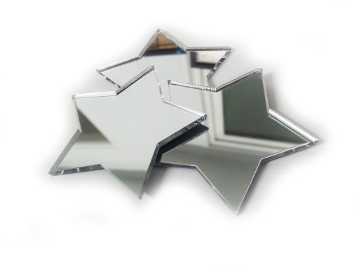 Akryl ZRKADLO hviezda 20x19 cm LS-83