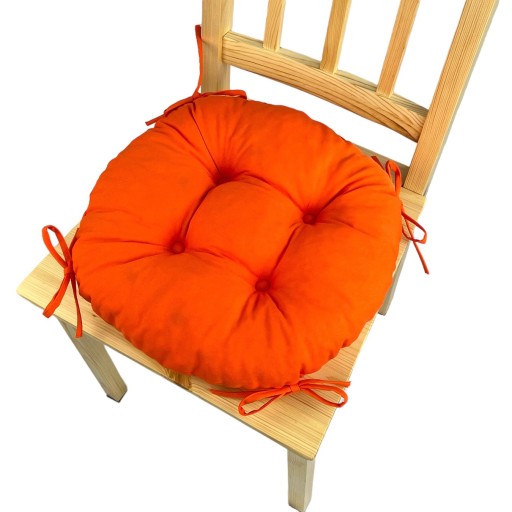 Podsedák na stoličku taburetka 35cm ORANŽOVÝ CIRCLE
