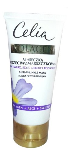 Celia Collagen Pleťová maska - Riasy a obočie