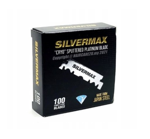 Žiletky, polovice, pre holiace strojčeky Silvermax, 100 ks