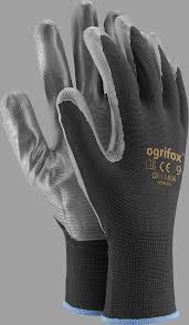 Rukavice OGRIFOX BS, potiahnuté latexom, veľ. 9