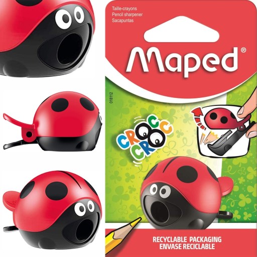 Maped Croc Croc ľahké orezávatko, 1 otvor, lienka