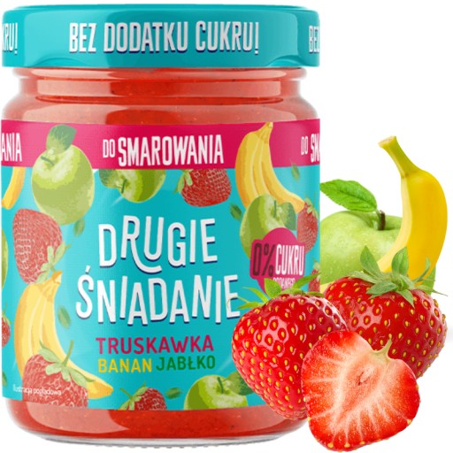 KRÉMOVÝ DŽEM BEZ CUKRU JAHODA BANÁN JABLKO 270 g DAWTONA