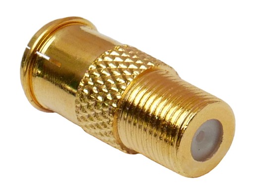 RF TV/gn-F/gn HQ GOLD 75Ohm anténny adaptér