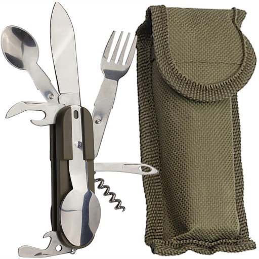 VOJENSKÝ MULTITOOL ZAHRANIČNEJ LÉGIE NOŽÍRSKÝ NÔŽ 7 V 1 + Púzdro