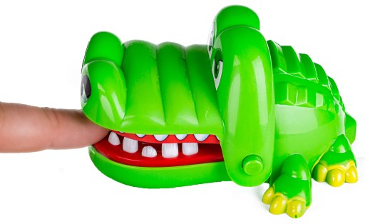 Zručnostná hra FAMILY REFLEX pre deti Crocodile Sick Tooth