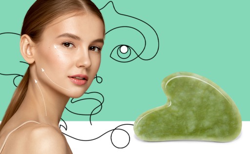 Gua Sha MASÁŽNY KAMEŇ NA TVÁR na oleje a krémy ORIGINÁLNY KAMEŇ Z ÁZIE