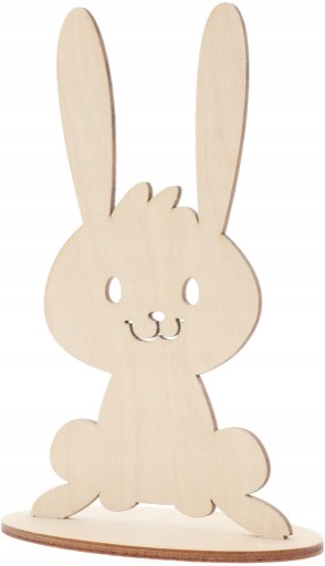 DREVENÝ ZAJAC ZAJAC DEKORATÍVNY VEĽKONOČNÝ ZAJÍC Figúrka 30 cm