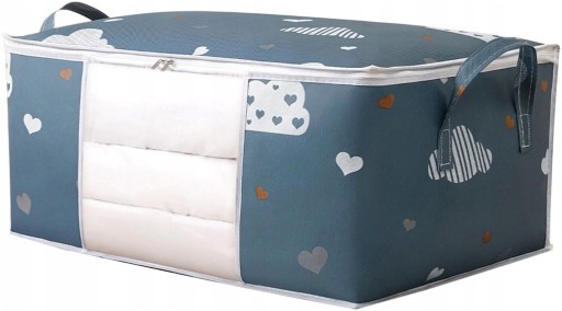 Veľký organizér Cover Box Box na posteľnú bielizeň, oblečenie, deku, XL do šatníka