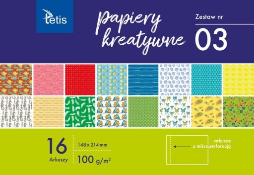 SADA KREATÍVNEHO PAPIERA A5/16K 3