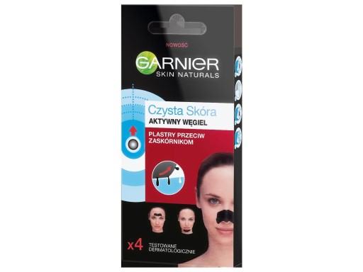 Náplasti s aktívnym uhlím Garnier Clean Skin Opačné