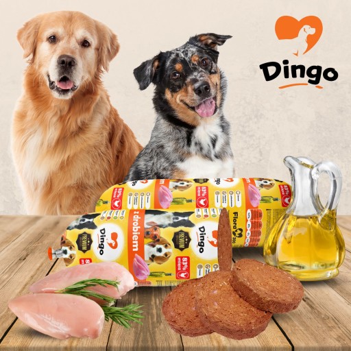 DINGO TYČINOVÁ TYČINA PRE PSA 83% KURACIE MÄSO 900G