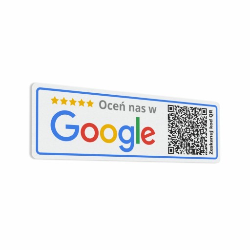 Ohodnoťte nás na Google QR – nálepka 7x22