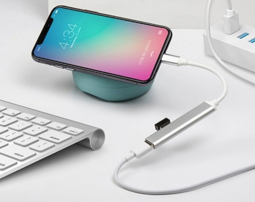 USB HUB TYP C 3.0 PORTOVÝ ROZDELOVACÍ ADAPTÉR 4xUSB