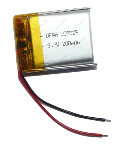 Nabíjateľná batéria Mp3 GPS RC 502025 200mAh