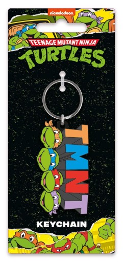 Značková kľúčenka Ninja Turtles Teenage Mutant gumená kľúčenka
