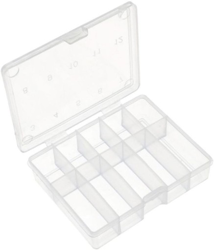 Organizér 10 priehradiek 59x47x15 mm OR34