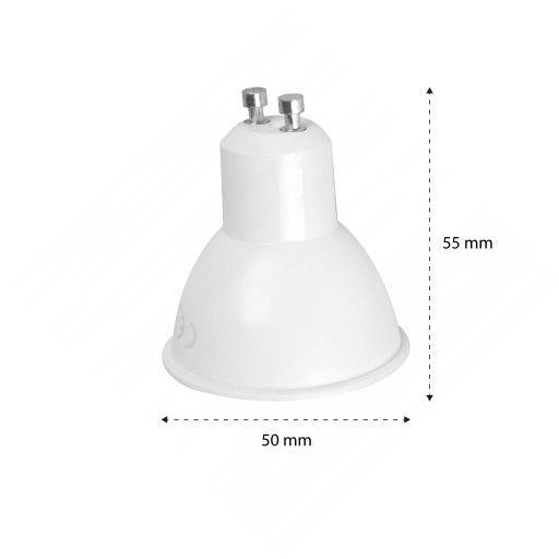 HALOGEN LED ziarovka GU10 2835 7W 230V 3 FARBY