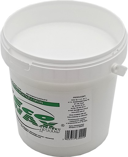 Pasta, masť, vulkanizácia, tuk, mydlo na montáž pneumatík ECO WAX PLUS 1kg