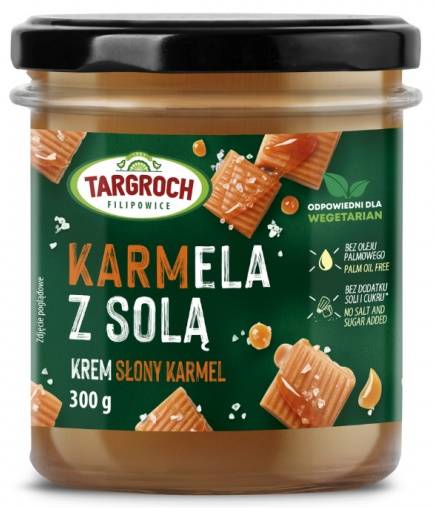 Targroch KRÉM SOLANÝ KARAMEL KarmEla 300g BEZ CUKRU