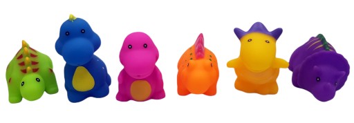 MÄKKÉ figúrky DINOSAURS HRAČKA DO KÚPEĽKY