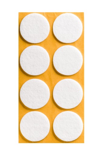 SAMOLEPIACIE NÁBYTSKÉ PODLOŽKY PLST 38mm 8 ks