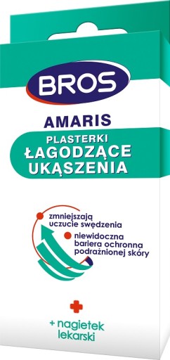 BROS Amaris ukľudňujúce náplasti na bodnutie 20 ks.