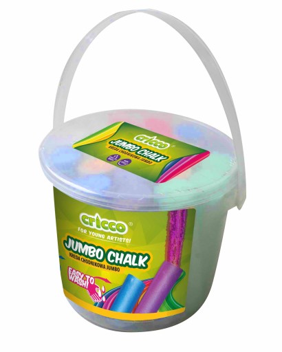 JUMBO CRICCO hustá farebná krieda, 20 ks