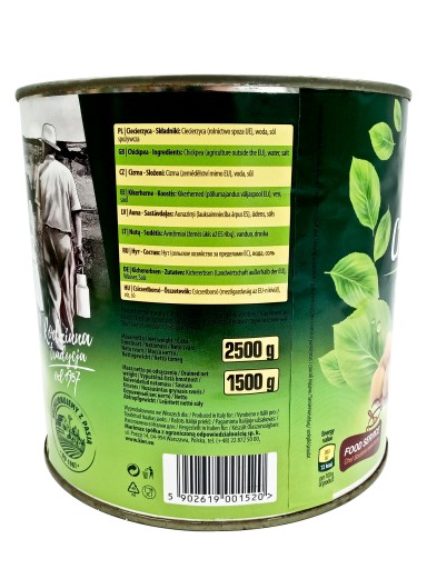 Plechovka CÍCERA 2600g CÍCER