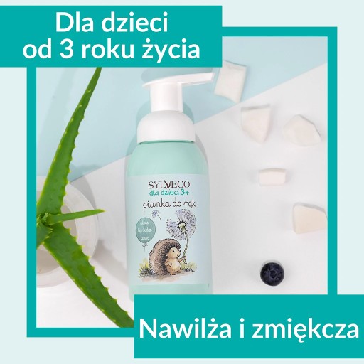 SYLVECO pre deti Pena na umývanie rúk - čučoriedka