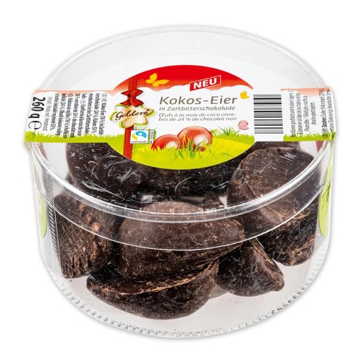 Goldora kokosové eier kokosové vajcia v čokoláde 260g