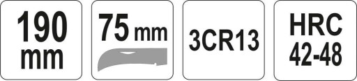 MONTÁŽNY Nôž skladací SILICK YT-7601 YATO 190 mm