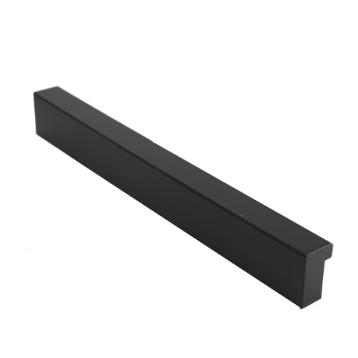 Nábytková rukoväť matná čierna 96mm a 128mm montážne skrutky PAR L-150
