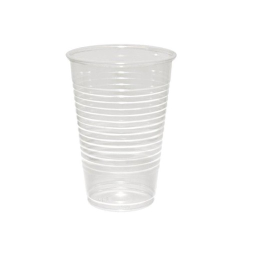 Poháre Bezfarebné jednorazové plastové poháre 200ml 100ks na vodu a nápoje