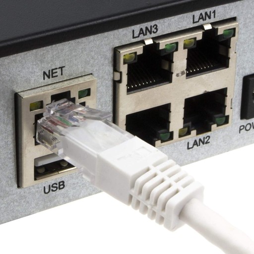 LAN KÁBEL CAT 5 SIEŤOVÝ KÁBEL RJ45 0,5M