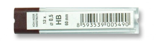 GRAFITOVÁ NÁPLŇ DO MECHANICKEJ CERUŽKY 0,5MM B