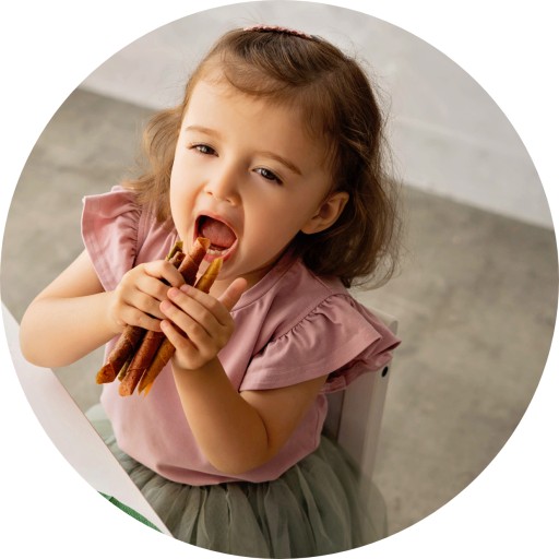 Jahodové rolky obohatené o vitamín D3, ovocný vitamínový snack, 50g