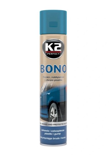 K2 BONO 300ml Obnovuje, leští a chráni plasty