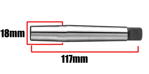 VŔTAČKA PRE skľučovadlo MORSE B18 MK2