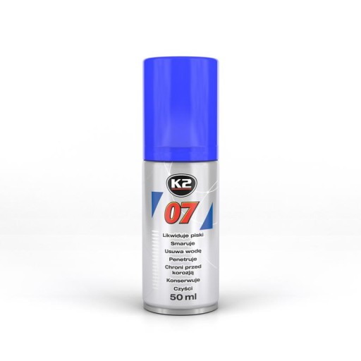 K2 07 viacúčelový penetračný odstraňovač hrdze 50ml