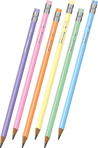Sada 6 pastelových ceruziek HB Colorino