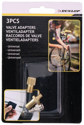 Sada ADAPTÉROV na hroty ventilov pre ventily DUNLOP